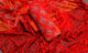 Red Napthol Block Print Cotton Salwar Suit Set Material