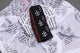 Black Discharge Butti Print Cotton Suit Material