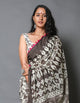 Kashish Block Print Mul Cotton Saree with Blouse