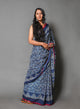 Naphthol Block Butta Print Mul Cotton Saree with Blouse