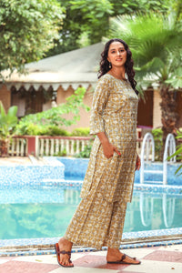 Granola Block Printed Twin Set