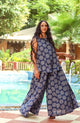 Blue Ajrakh Print Twin Set