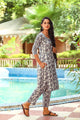 Grey Matka Print Twin Set