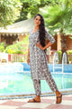 Grey Matka Print Twin Set