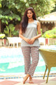 Grey Up-down Kurta Set