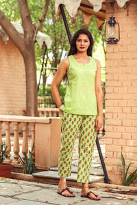 Pista Green Up-down Kurta Set