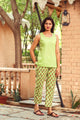 Pista Green Up-down Kurta Set