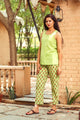 Pista Green Up-down Kurta Set