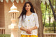 Yellow Bandhaj Palazzo Top Twin Set