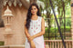 White Embroidey Kurta Palazzo Set