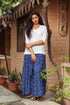 Blue Bandhani Palazzo Top Twin Set
