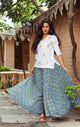 Grey Bandhaj Palazzo Top Twin Set