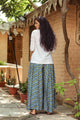 Grey Bandhaj Palazzo Top Twin Set