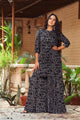 Black Dabu Hand Printed Twin Set