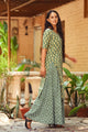 Olive Discharge Print Twin Set