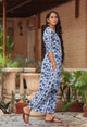 Indigo Jaal Print Twin Set