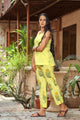 Light Yellow Up down Kurta Set