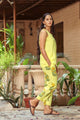 Light Yellow Up down Kurta Set