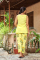 Light Yellow Up down Kurta Set