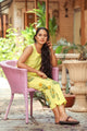 Light Yellow Up down Kurta Set