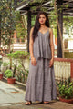 Grey Discharge Print Twin Set