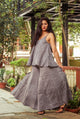 Grey Discharge Print Twin Set
