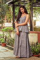 Grey Discharge Print Twin Set