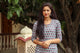 Grey Block Butti Print Twin Set