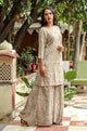 Grey Dabu Print Twin Set