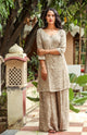 Grey Dabu Print Twin Set