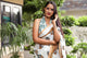 Ivory Mughal Hand Block Print Mul Saree with Blouse Piece