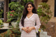 Maroon & White Long Kurta Pant Set