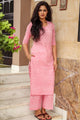 Pink Pasely Block Print Kurta Palazzo Set