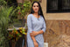 Blue Pasely Block Print Kurta Palazzo Set