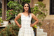 Blue & White Geometric Block Print Tyre Dress