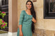 Green Dabu hand Print Twin Set