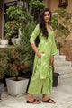 Green Discharge Butta Print Cotton Suit Set