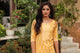 Mustard Discharge Tree Butti Print Cotton Suit Set