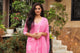 Pink Discharge Butta Print Cotton Suit Set