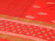 Orange & Blue Block Butti Printed Cotton Unstitched Salwar Suit Set