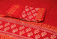 Red Naphtol Block Butti Printed Cotton Unstitched Salwar Suit Material