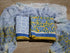 Mustard Jaal Block Print Cotton Salwar Suit Set Material