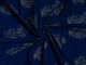 Blue Golden Block Butta Print Cotton Salwar Suit Material