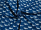 Blue Pasely Block Print Cotton Salwar Kurta Set Material