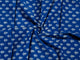 Blue & Orange Block Butti Print Cotton Salwar Kurta Set Material