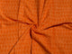 Blue & Orange Block Butti Print Cotton Salwar Kurta Set Material