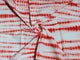 Red & Black Tie-Die Cotton Salwar Suit Set Material