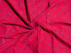 Red & Blue Block Butti Print Chanderi Suit Material
