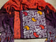 Burgundy Batik Block Print Cotton salwar Kurta Set Material