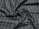 Black jaal block print Chanderi suit material